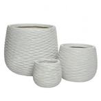 Bloempot | Decoris | Ø 42.5 centimeter | 3 stuks, Tuin en Terras, Bloempotten, Verzenden, Nieuw