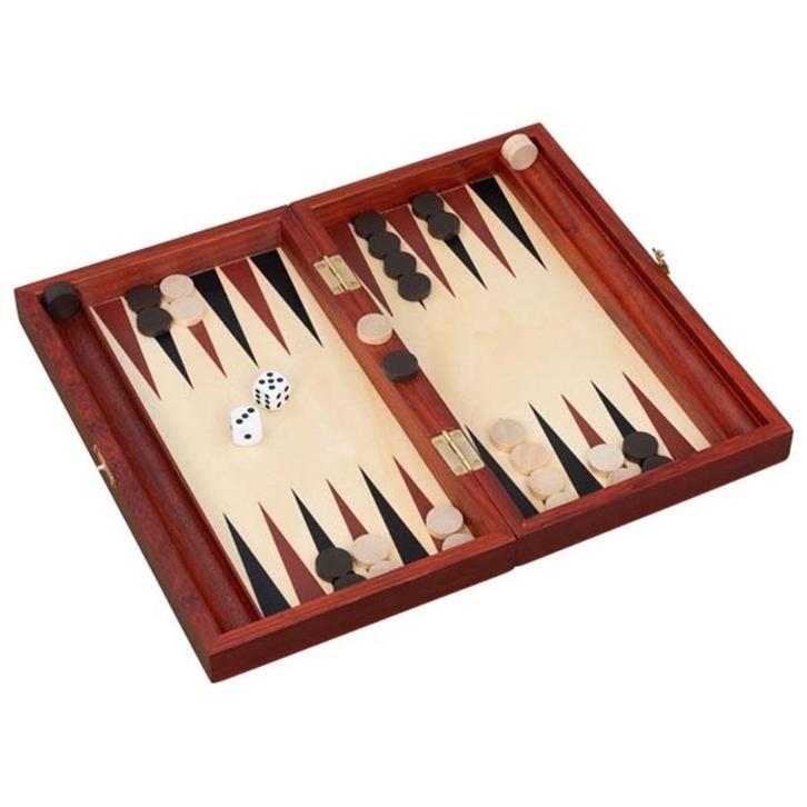 Goki Backgammon houten bordspel kla van €27,99 voor €19,59, Kinderen en Baby's, Speelgoed | Overig, Ophalen of Verzenden