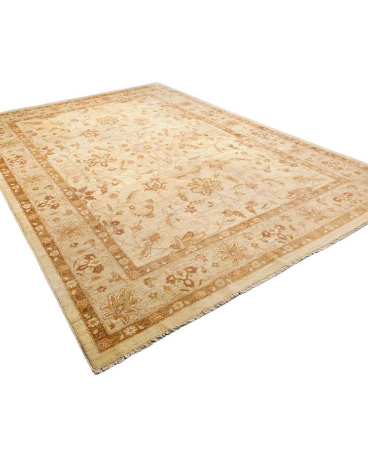 Groot Perzich tapijt Ziegler 411x300 wollen vloerkleed, Huis en Inrichting, Stoffering | Tapijten en Kleden, 200 cm of meer, 200 cm of meer