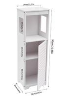 Staande Badkamer Opbergkast – Compacte PVC Organizer 28×25×9, Huis en Inrichting, Verzenden, Nieuw
