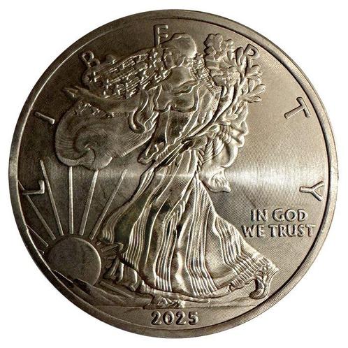 Verenigde Staten. 5 x 2025 1 oz 999 Fine Titanium Eagle, Postzegels en Munten, Edelmetalen en Baren
