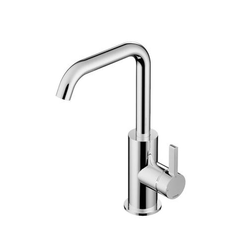 Wastafelmengkraan Hotbath Ace Met Draaibare Uitloop Gebogen, Doe-het-zelf en Verbouw, Sanitair, Kraan, Nieuw, Chroom, Ophalen of Verzenden