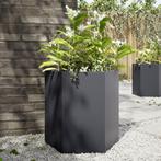 vidaXL Plantenbak zeshoek 46x40x45 cm staal antracietkleurig, Tuin en Terras, Bloembakken en Plantenbakken, Verzenden, Nieuw, Metaal