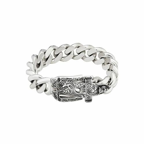 Ring Heren Gucci YBA476810001 Zilverkleurig, Sieraden, Tassen en Uiterlijk, Overige Accessoires, Verzenden