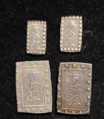 Japan. 1 Shu and 1 Bu 19th century, 4 coins, (Zonder