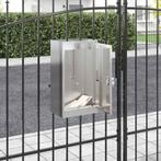vidaXL Brievenbus met opslag Zwart 30 x 20 x 55 cm Roestvrij, Tuin en Terras, Verzenden, Nieuw
