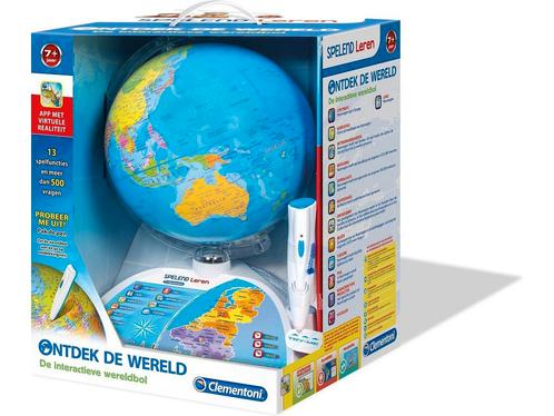 Clementoni Spelend Leren - Ontdek de Wereld - Interactieve, Huis en Inrichting, Woonaccessoires | Overige, Zo goed als nieuw, Verzenden