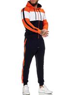 OneRedox - Herenjoggingpak - Zwart - Oranje - Wit, Verzenden, Nieuw, One Redox