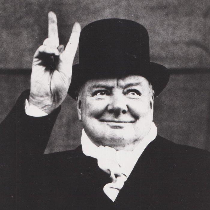 Alfred Eisenstaedt (1898–1995) - Sir Winston Churchill, V, Antiek en Kunst, Kunst | Designobjecten