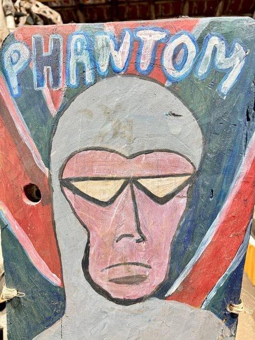 Grote Phantom gevechtsschild Hooglanden van Nieuw-Guinea -, Antiek en Kunst, Kunst | Niet-Westerse kunst