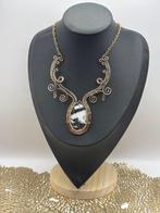 Pure koperen draad Grade A Buffalo Turquoise ketting -