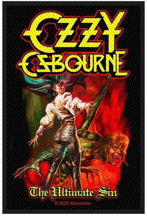 Ozzy Osbourne - The Ultimate Sin Patch officiële merchandise, Verzamelen, Muziek, Artiesten en Beroemdheden, Kleding, Nieuw, Ophalen of Verzenden