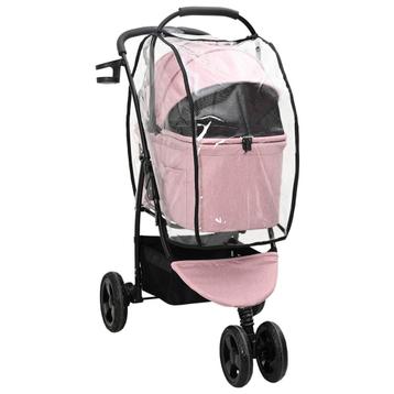 vidaXL Opvouwbare Huisdierenwagen Roze 78 x 54 x 101 cm beschikbaar voor biedingen