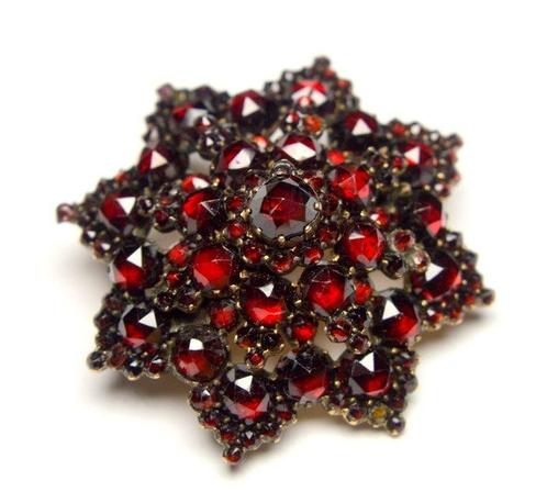 Zonder Minimumprijs - Broche - 8 karaat Geel goud, Zilver, Sieraden, Tassen en Uiterlijk, Antieke sieraden