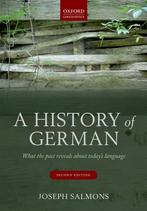9780198723028 A History of German | Tweedehands, Verzenden, Zo goed als nieuw, Joseph Salmons