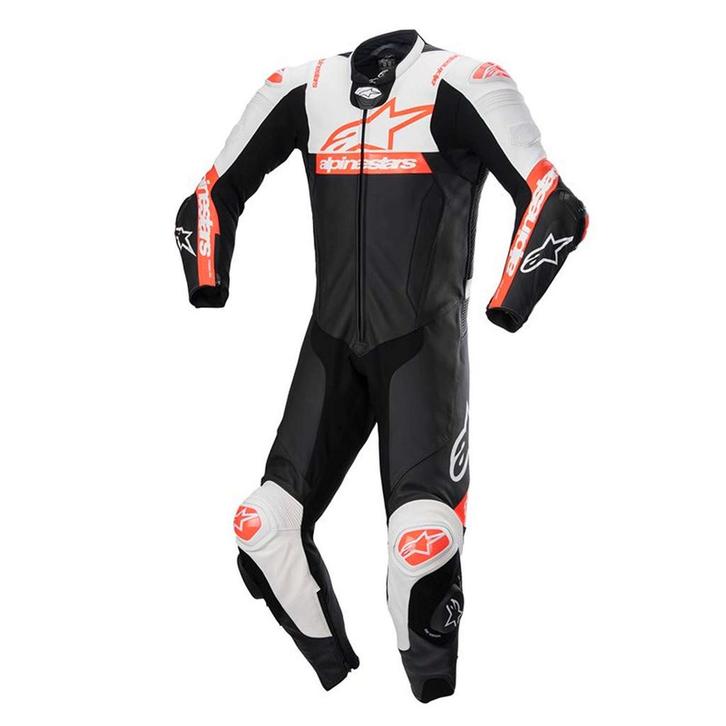 Alpinestars Missile V2 Ward 1Pc lederen pak Zwart Wit Rood, Motoren, Kleding | Motorkleding, Heren, Nieuw met kaartje, Overall