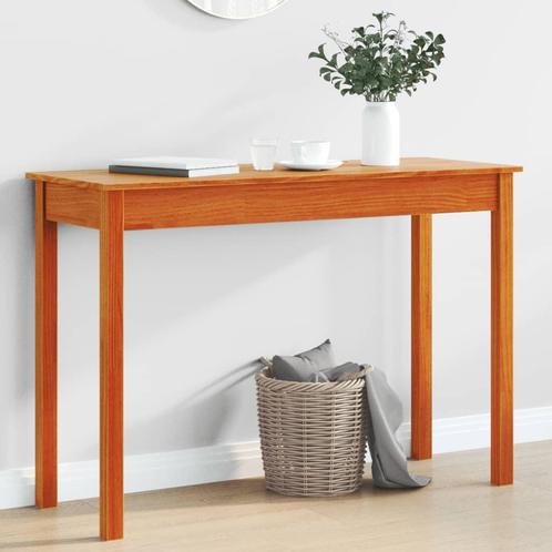vidaXL Wandkast 110x40x75 cm massief grenenhout wasbruin, Huis en Inrichting, Tafels | Bijzettafels, Nieuw, Verzenden