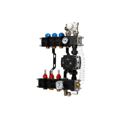 VTE composiet verdeler - pomp Grundfos - 3 groeps, Doe-het-zelf en Verbouw, Verwarming en Radiatoren, Verzenden
