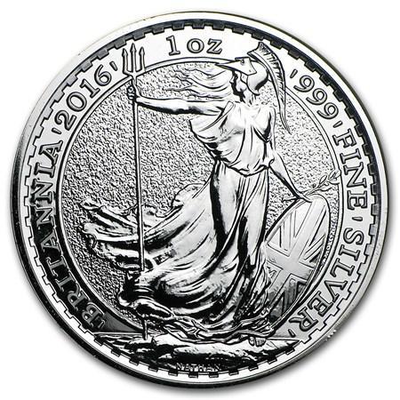 Britannia 1 oz 2016, Postzegels en Munten, Munten | Europa | Niet-Euromunten, Losse munt, Zilver, Overige landen, Verzenden