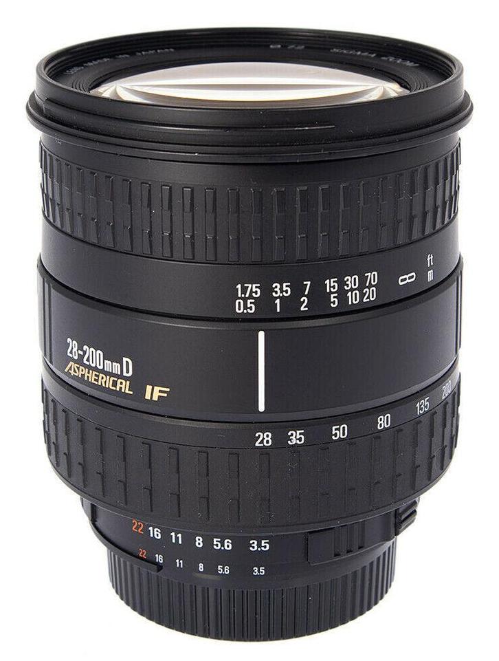 Sigma 28-200mm f/3.5-5.6 DL Hyperzoom Macro Lens voor Nikon, Audio, Tv en Foto, Fotografie | Lenzen en Objectieven, Nieuw, Verzenden