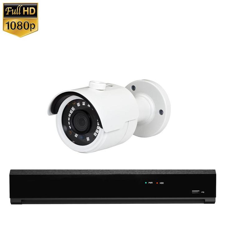 1x Professionele HD IP Camera Bewakingsset – 1080P POE NVR, Audio, Tv en Foto, Videobewaking, Ophalen of Verzenden