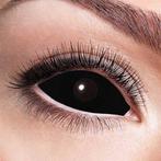 Sclera black eye 6-maandlenzen (paar), Verzenden, Nieuw, Feestartikel