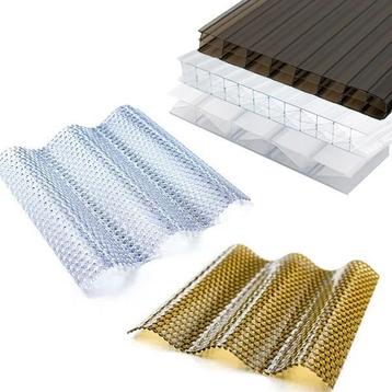 Polycarbonaat platen | Golfplaten, kanaalplaten en meer beschikbaar voor biedingen