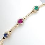 Armband - 18 karaat Geel goud - 0.80ct. tw. Gemengde, Nieuw