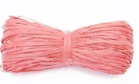 Raffia Pink Roze HBX 50 gram, Hobby en Vrije tijd, Knutselen, Nieuw, Ophalen of Verzenden
