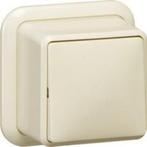 Gira Opbouw wisselschakelaar Wit (creme) 10610, Nieuw, Stopcontact