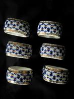 Lomonosov Imperial Porcelain - Servetring (6) - Kobaltnetz -
