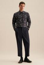 2dekans | Seidensticker Regular Fit Overhemd – Marine, Ophalen of Verzenden, Zo goed als nieuw, Seidensticker