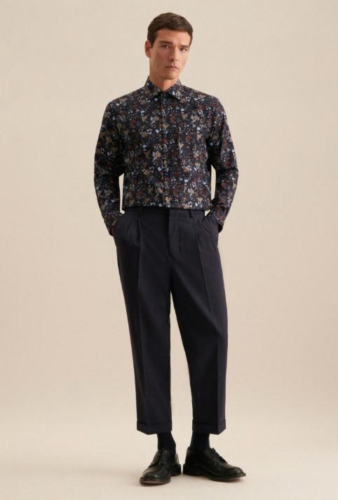 2dekans | Seidensticker Regular Fit Overhemd – Marine, Kleding | Heren, Overhemden, Zo goed als nieuw, Ophalen of Verzenden