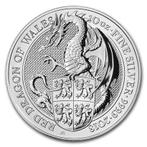 Queens Beast Red Dragon 10 oz 2018, Postzegels en Munten, Munten | Oceanië, Zilver, Losse munt, Verzenden
