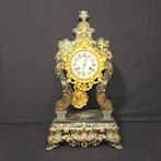 Pendule Napoleon III Brons, Hout, Messing - 1850-1900 -, Antiek en Kunst