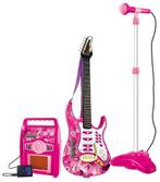 Kindergitaar - met versterker en microfoon - roze, Ophalen of Verzenden, Nieuw