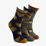 3 paar jongens sokken met stoere dierenrpint maat 35/38, Kleding | Heren, Sokken en Kousen, Nieuw, Verzenden