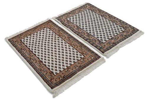2x Indo Sarough Oosterse tapijten - Vloerkleed - 90 cm - 60, Huis en Inrichting, Stoffering | Tapijten en Kleden