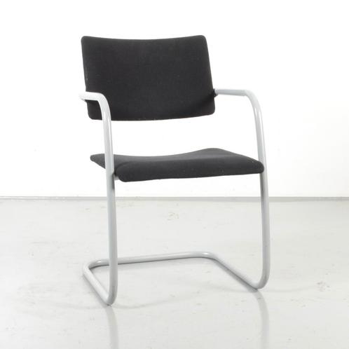 Frontseat vergaderstoel, zwart, sledeframe, Huis en Inrichting, Stoelen, Ophalen of Verzenden