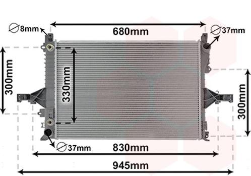RADIATOR VOOR VOLVO S60 RS 2000-2004 31319056, Auto-onderdelen, Airco en Verwarming, Nieuw, Ophalen of Verzenden