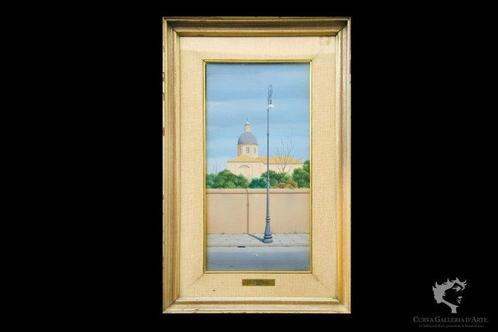 Domenico Luciani (1929-2001) - Sulla via Appia, Antiek en Kunst, Kunst | Schilderijen | Klassiek