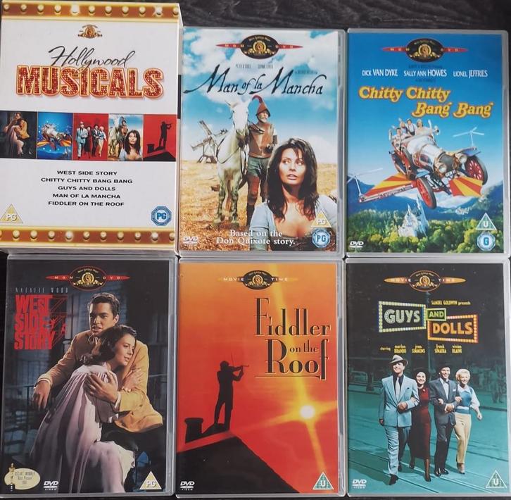 Hollywood Musicals (5 disc)                 Gratis verzenden, Cd's en Dvd's, Dvd's | Tv en Series, Zo goed als nieuw, Boxset, Overige genres