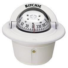 Inbouwkompas Ritchie Explorer F-50W 70 mm Roos Wit, Watersport en Boten, Navigatiemiddelen en Scheepselektronica, Nieuw, Ophalen of Verzenden