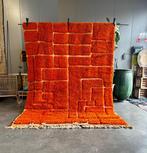 Modern roze handgeweven Marokkaans wollen tapijt -, Nieuw