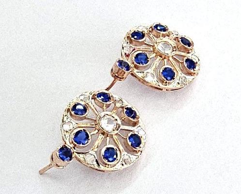Zonder Minimumprijs - Oorbellen - 9 kt. Roségoud, Zilver -, Sieraden, Tassen en Uiterlijk, Oorbellen