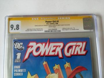 Power Girl #1 - CGC 9.8 - Signed & Sketch by Amanda Conner & beschikbaar voor biedingen