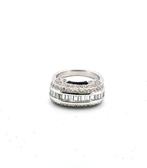 Ring - 18 karaat Witgoud - 3.72ct. tw. Diamant (Natuurlijk), Sieraden, Tassen en Uiterlijk, Ringen, Nieuw