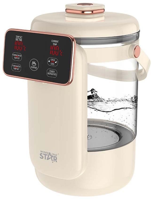 Winning Star St-6033 Waterkoker Met Display - 2.5 Liter -, Witgoed en Apparatuur, Waterkokers, Nieuw, Ophalen of Verzenden