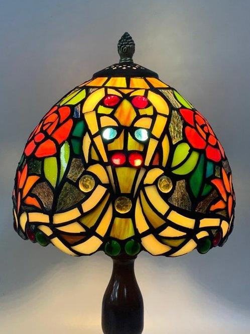Tafellamp - Glas - Kroonluchter, Antiek en Kunst, Curiosa en Brocante