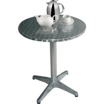 RVS ronde tafel, Zakelijke goederen, Horeca | Meubilair en Inrichting, Nieuw zonder verpakking, Ophalen of Verzenden